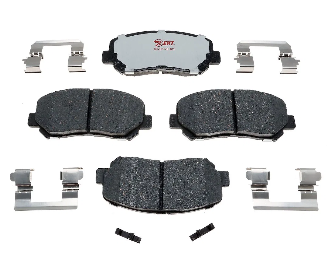 EHT1623AH – R/M BRAKES Brake Pad, OE Replacement Hybrid Technology With Hardware
